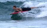 Isaac body boarding