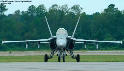 USN F/A-18 Hornet military aviation air show stock photo #6884