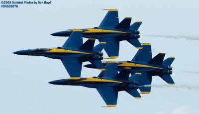 USN Blue Angels military aviation air show stock photo #6903