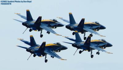 USN Blue Angels military aviation air show stock photo #6907