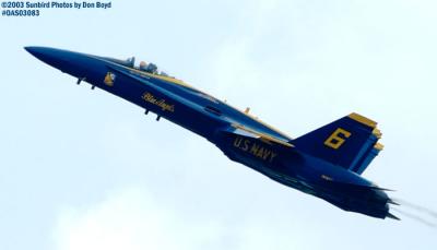 USN Blue Angels F/A-18 Hornets military aviation air show stock photo #6926