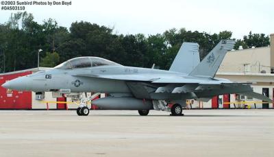 USN F/A-18 Hornet #106 VFA-102 military aviation air show stock photo #6985