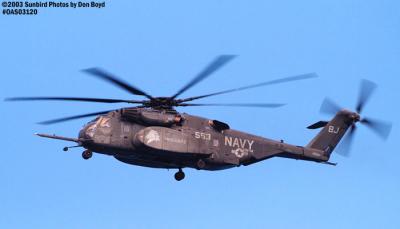 USN Sikorsky MH-53E Sea Dragon #553 HM-14 military aviation air show stock photo #7010