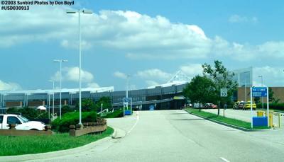 Entrance to Newport News Williamsburg International Airport stock photo #6701