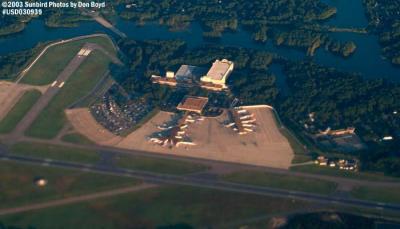 Norfolk International Airport (ORF) airport aerial stock photo #7054