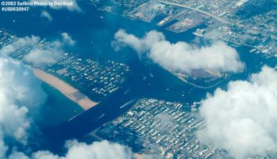 Lake Worth Inlet, Florida aerial stock photo #7073