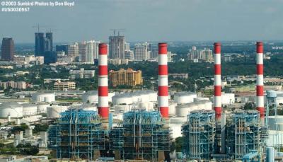 2003 - Florida Power & Light Ft. Lauderdale Power Plant landscape stock photo #7094