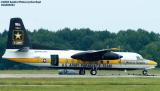 U. S. Army Parachute Team Fokker Friendship C-31A #51607 military aviation air show stock photo #6835