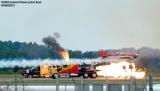 Aerobatic aircraft and Kent Shockleys Shockwave triple engine jet truck military aviation air show stock photo #6892