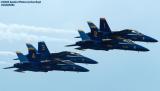 USN Blue Angels F/A-18 Hornets military aviation air show stock photo #6918