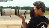 Japanese military aviation photographer and new unreleased Canon 500mm f4.5 lens stock photo #6938