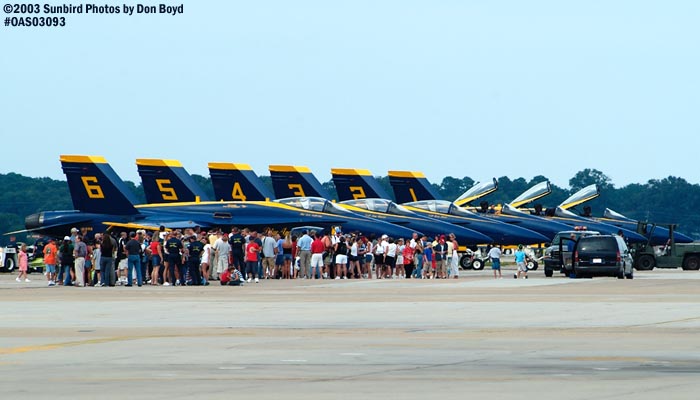 USN Blue Angels F/A-18 Hornets military aviation air show stock photo #6949