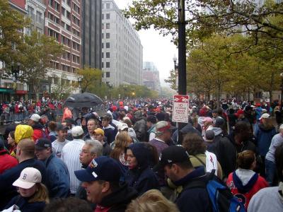 Down Boylston St. 1 hour before