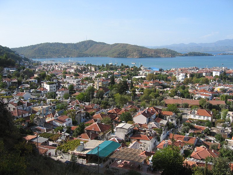 Same area from the height of King Amyntas mountain rock tomb