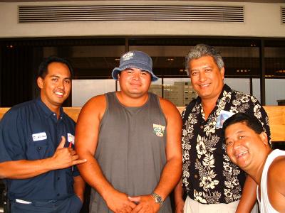Mr. Aloha, Mr. Aitutaki, Mr. RAR, Mr. Hawaiian