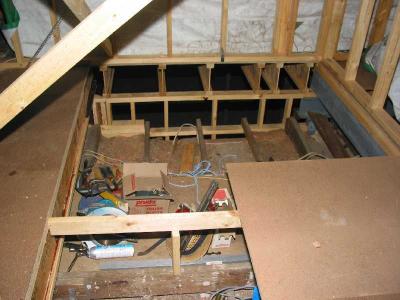 where the stairs will be