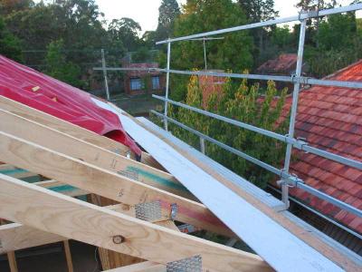 between the trusses - north