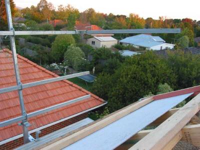 between the trusses - south