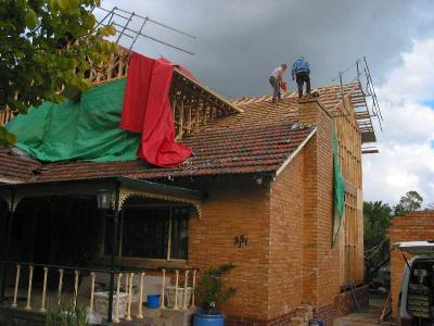 more tiling and more dark clouds