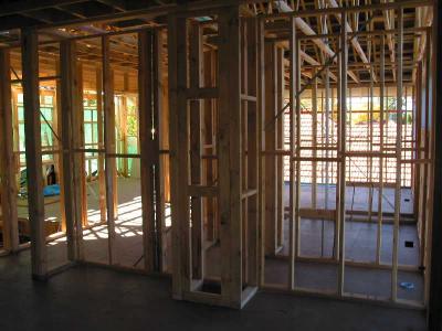 framing to support cooling duct to ground floor