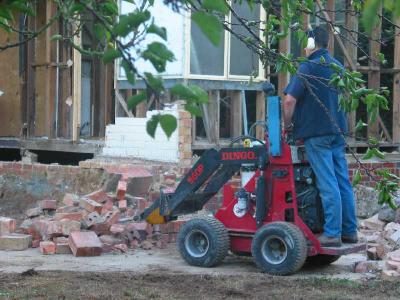 away with the old patio stairs