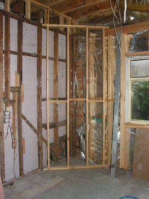 cooktop wall framing