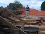 Boss Jeff surveys the work in progress