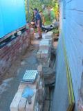 bricks ready to go up