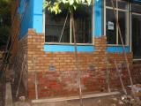 bricks start to climb the walls