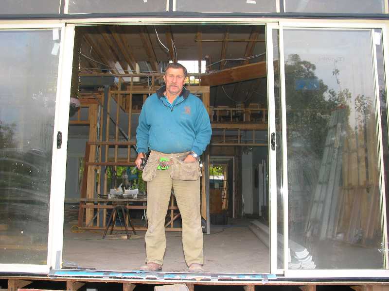 Jeff snr, master of the work site