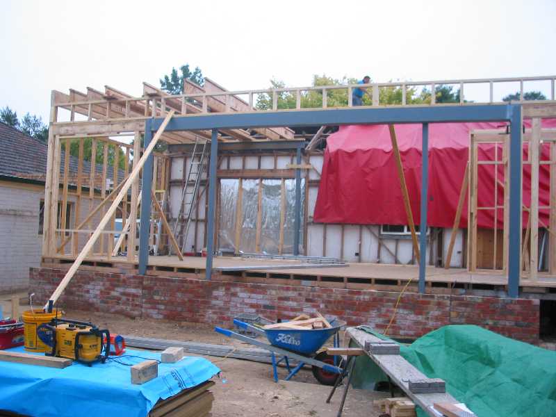nearly completed ground floor