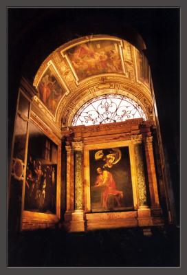 San luigi dei Francesi, St. Matthew & the Angel....Caraveggio