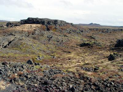 lava fields on the ride