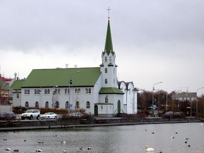 church across the Tjrnin