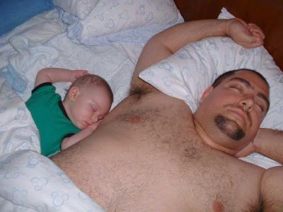 Correia boys asleep