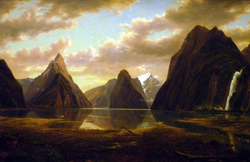 Milford Sound, New Zealand, Eugene von Guerard, 1877-1879