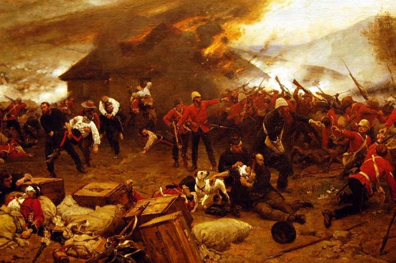 The Defense of Rorke's Drift, 1879, Alphonse de Neuville,