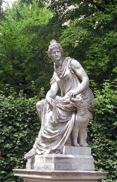 Statue in the Schloßpark