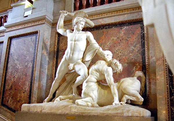 Thesus Slaying the Centaur - Kunsthistorisches Museum, Wien