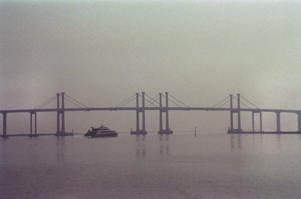 Ponte Macau-Taipa across Macau Harbor