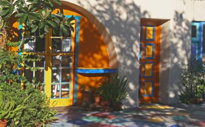 Doors In Spanish Village