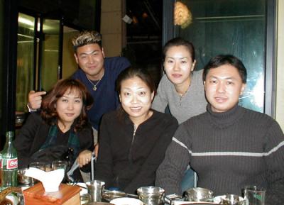 Dinner with friends - samgyopsal restaurant