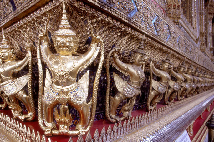 Wat Phra Kaew exterior.