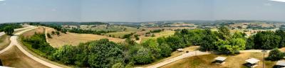 Panoramic view from a 60 tower