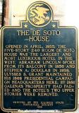 The DeSoto house was built in 1855 -- and has an interesting history