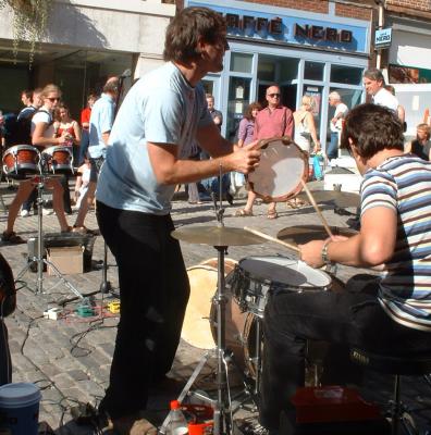 Tambourine and Drums