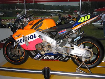 Rossi's 2002 bike