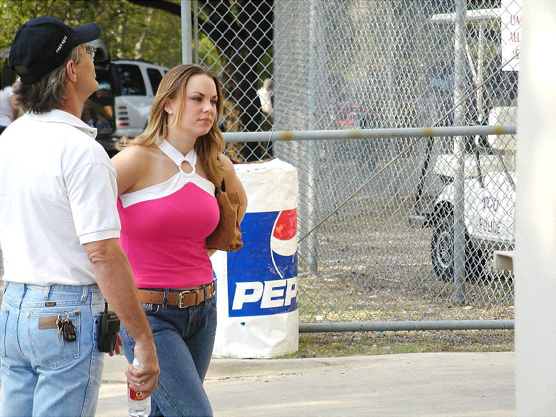 Girl at game