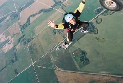 this is me....sky diving