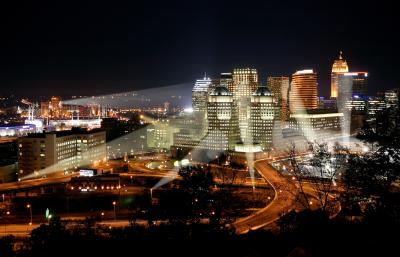 Cincinnati at night